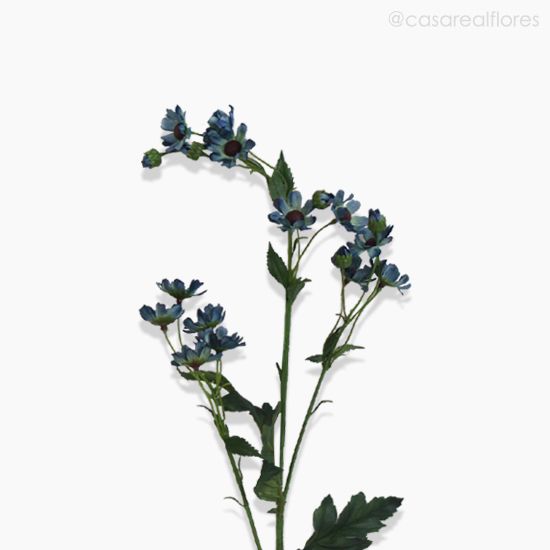 Foto do produto Galho Mini Margarida Artificial - Azul Escuro (9592)