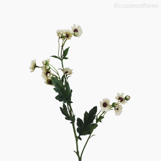 Foto do produto Galho Mini Margarida Artificial - Bege (9593)