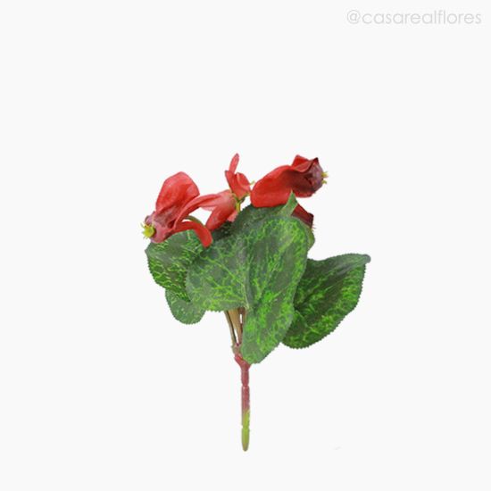 Foto do produto Mini Cyclamen Artificial - Vermelho (65466)