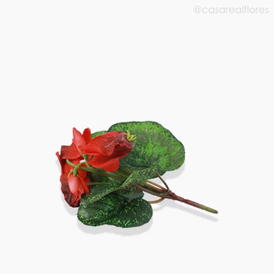 Foto do produto Mini Cyclamen Artificial - Vermelho (65466)