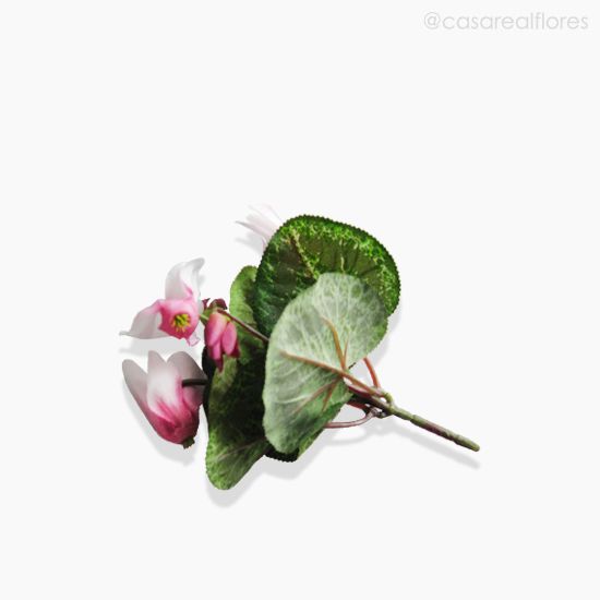 Foto do produto Mini Cyclamen Artificial - Rosa (6546)