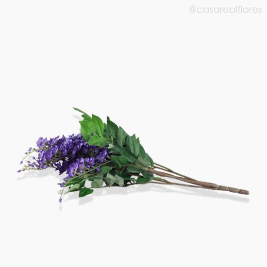 Foto do produto Buquê Mini Wisteria Artificial - Roxo (9490)