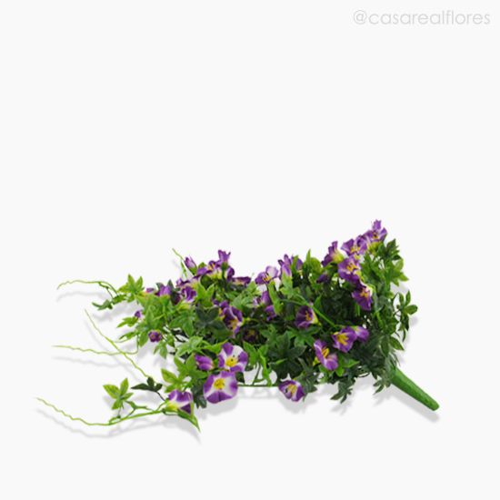 Foto do produto Buquê Mini Petunia Artificial - Roxo (9514)
