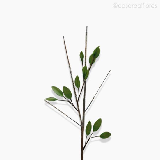 Foto do produto Galho de Folha Artificial - Verde (4017)