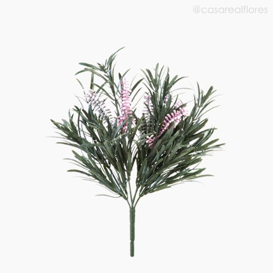 Foto do produto Buquê Buddhist Pine Artificial - Rosa Claro (9353)
