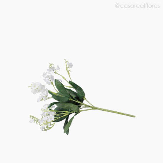 Foto do produto Buquê Bellflower Artificial - Branco (6635)