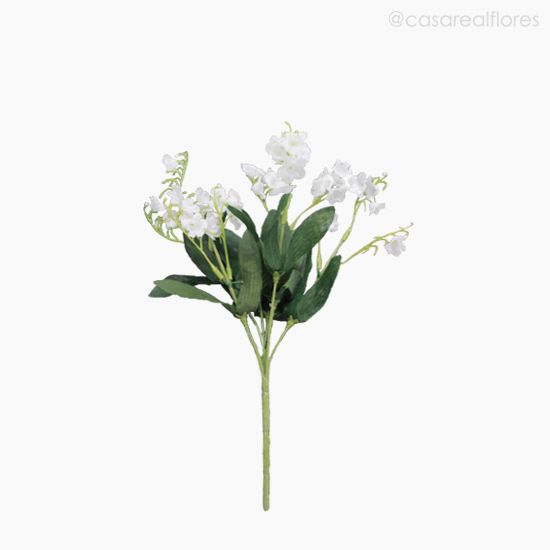 Foto do produto Buquê Bellflower Artificial - Branco (6635)