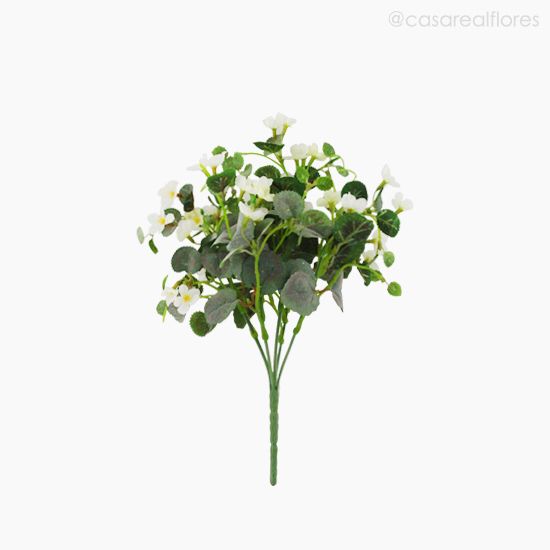 Foto do produto Buquê Mini Flor Artificial - Branco (9464)