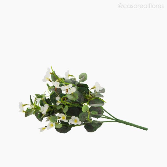 Foto do produto Buquê Mini Flor Artificial - Branco (9464)