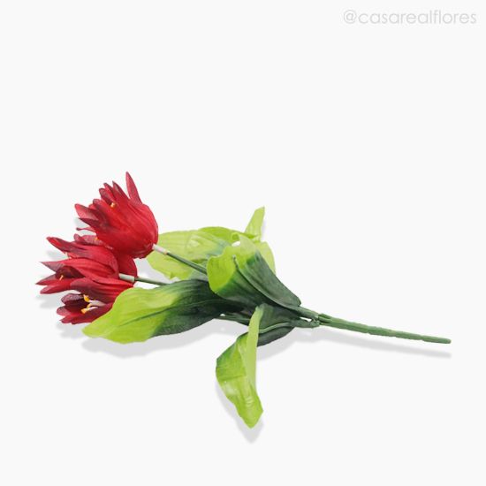 Foto do produto Buquê Mini Tulipa - Vermelho (10781)