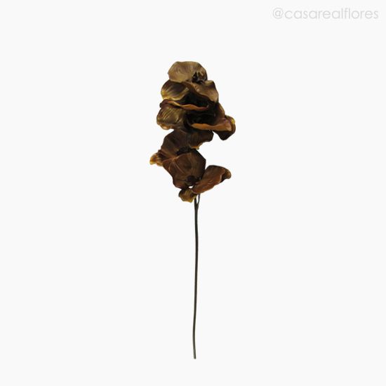 Foto do produto Galho Orquídea Outonal Artificial - Marrom Claro (12681)