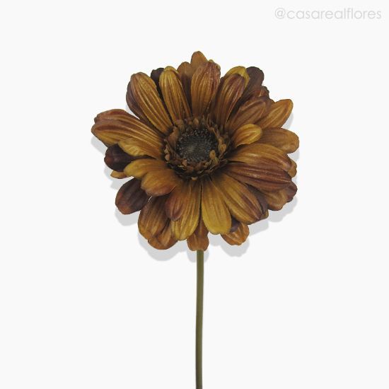 Foto do produto Daisy Gérbera (L) Artificial - Marrom Claro (10500)