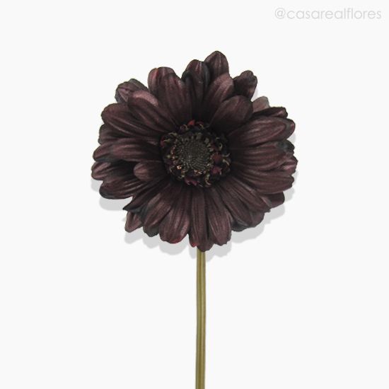 Foto do produto Daisy Gérbera (L) Artificial - Vinho (10499)