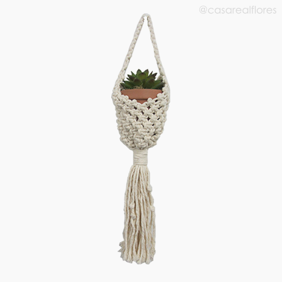 Foto do produto Cesto Croche MV - Cru (10489)
