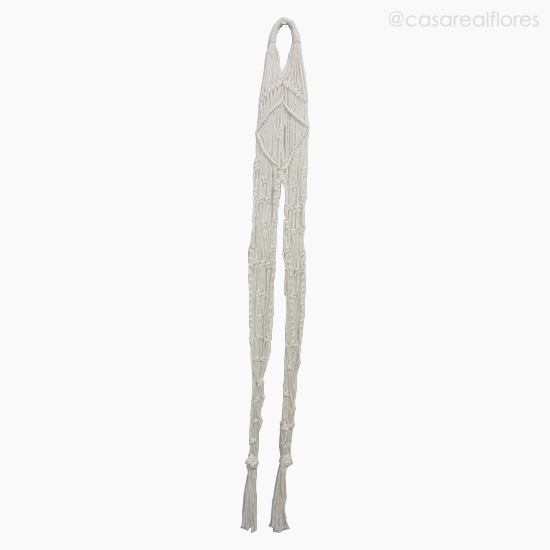 Foto do produto Macrame 2 Vasos 16X3 - Cru (11448)