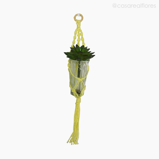 Foto do produto Suporte Mini Barbante Colorido - Amarelo (10946)
