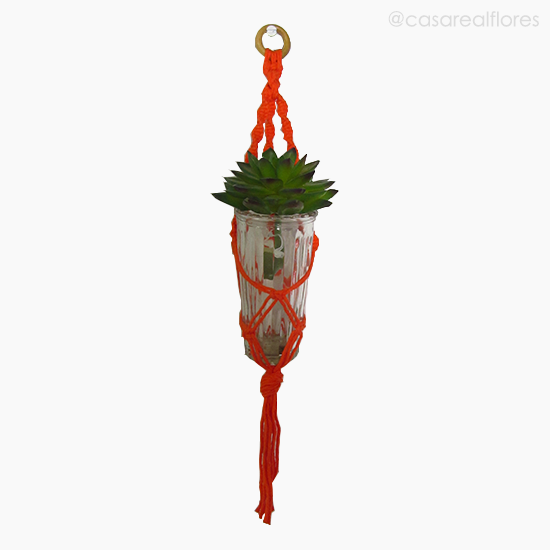 Foto do produto Suporte Mini Barbante Colorido - Laranja (10946)