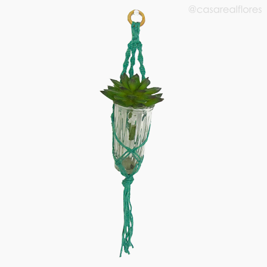 Foto do produto Suporte Mini Barbante Colorido - Verde Água (10946)