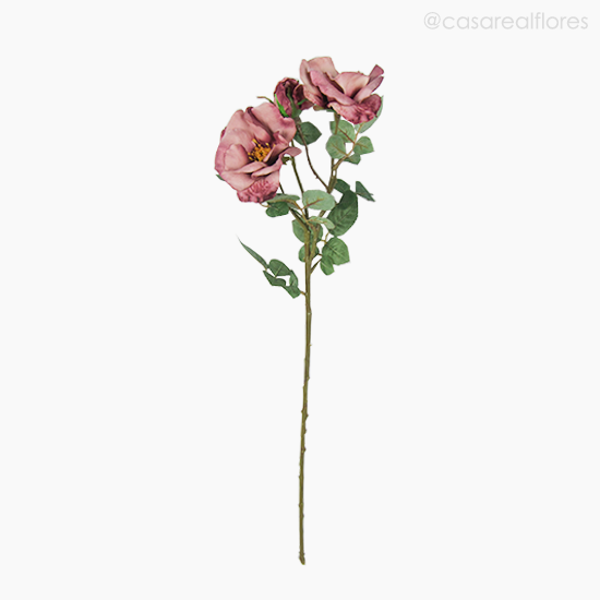 Foto do produto Galho Rosa x2 Artificial (11886)