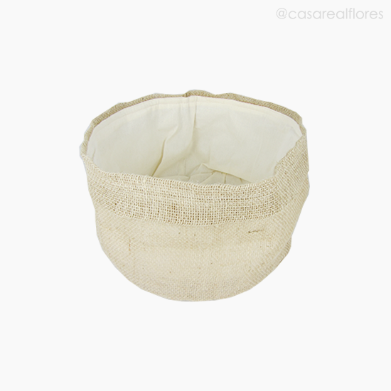 Foto do produto Cesto De Juta Forrado GG (12239)