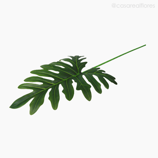 Foto do produto Galho Filodendro Artificial - Verde Escuro (012516)