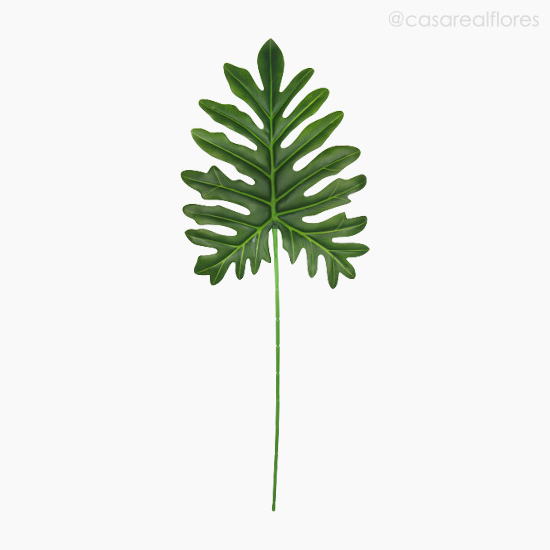 Foto do produto Galho Filodendro Artificial - Verde Escuro (012516)
