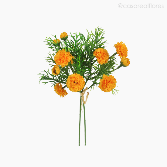 Foto do produto Buquê Mini Crisântemos X2 - Amarelo (012517)