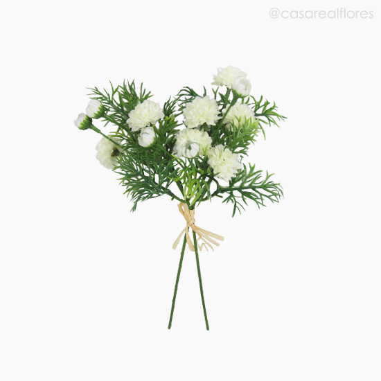 Foto do produto Buquê Mini Crisântemos X2 - Creme (012519)