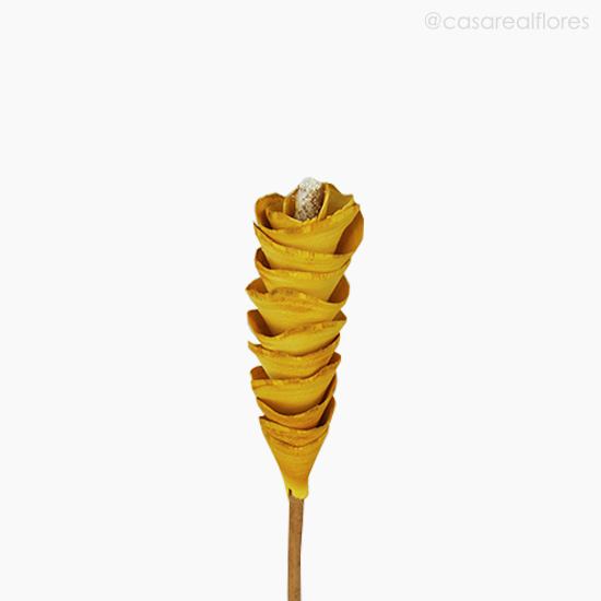 Foto do produto Flor de Madeira - Haste Amarelo (012576 AM)
