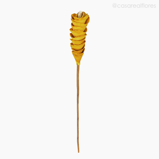 Foto do produto Flor de Madeira - Haste Amarelo (012576 AM)