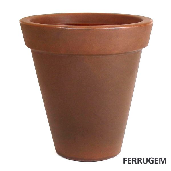 Foto do produto Vaso Borda Classico Jateado - Ferro (011965)