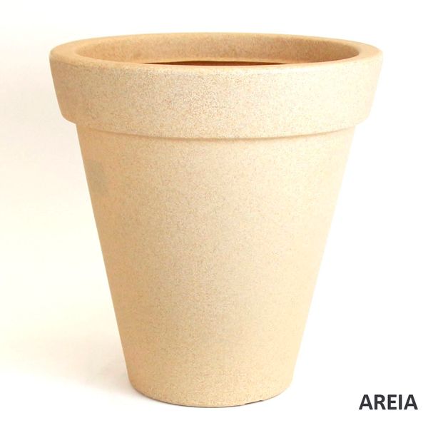 Foto do produto Vaso Borda Classico Jateado - Areia (011967)
