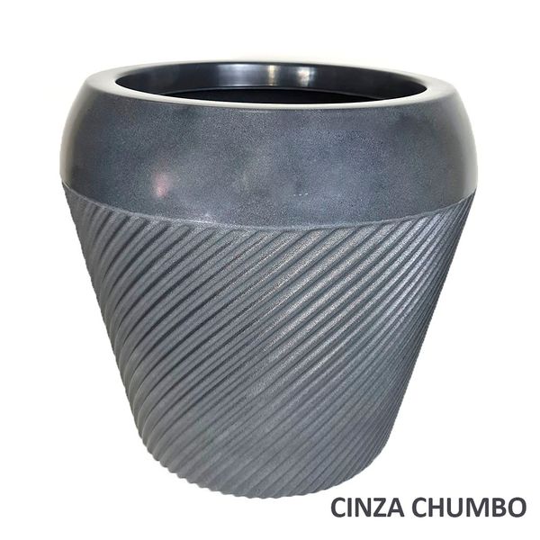 Foto do produto Vaso Majestic Vite - Chumbo (012147)
