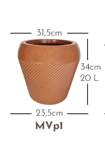 Foto do produto Vaso Majestic Vite - Azul Turquesa (012157)