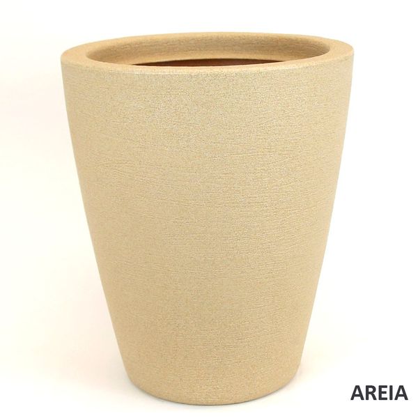 Foto do produto Vaso Cone Riscatto - Areia (011700)