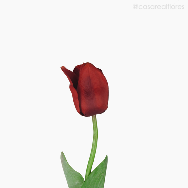Foto do produto Galho Tulipa Angel Artificial - Vermelho (9611)