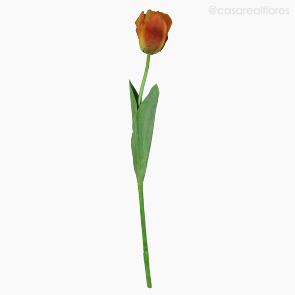 Foto do produto Galho Tulipa Angel Artificial - Laranja (9607)