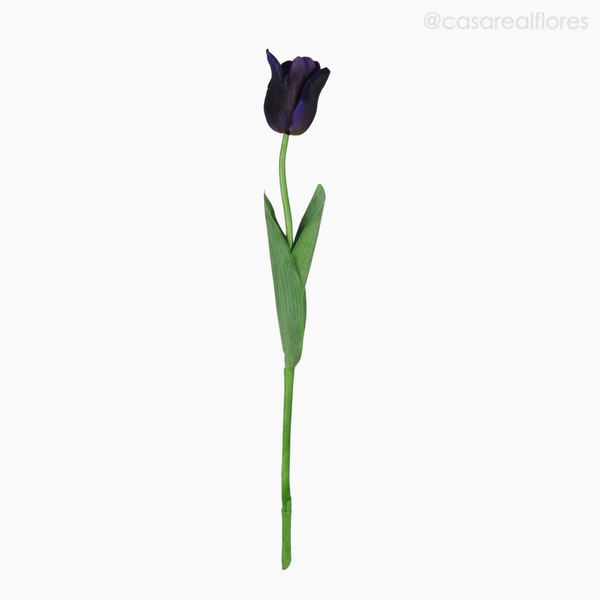 Foto do produto Galho Tulipa Angel Artificial - Roxo Escuro (9610)