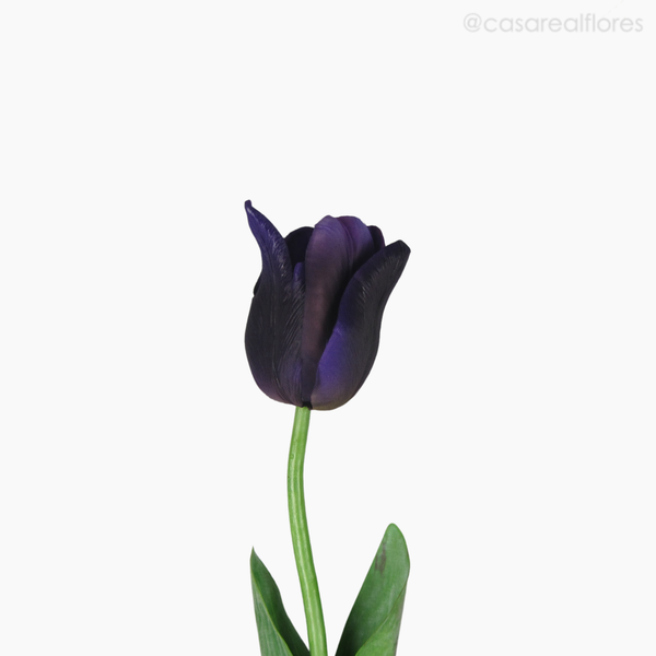 Foto do produto Galho Tulipa Angel Artificial - Roxo Escuro (9610)