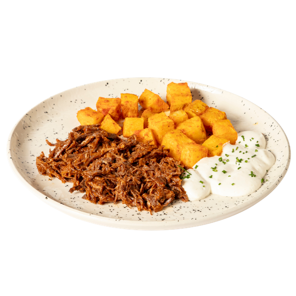 Foto do produto Batatinhas ao Molho de Queijos com Ragu - 415kcal