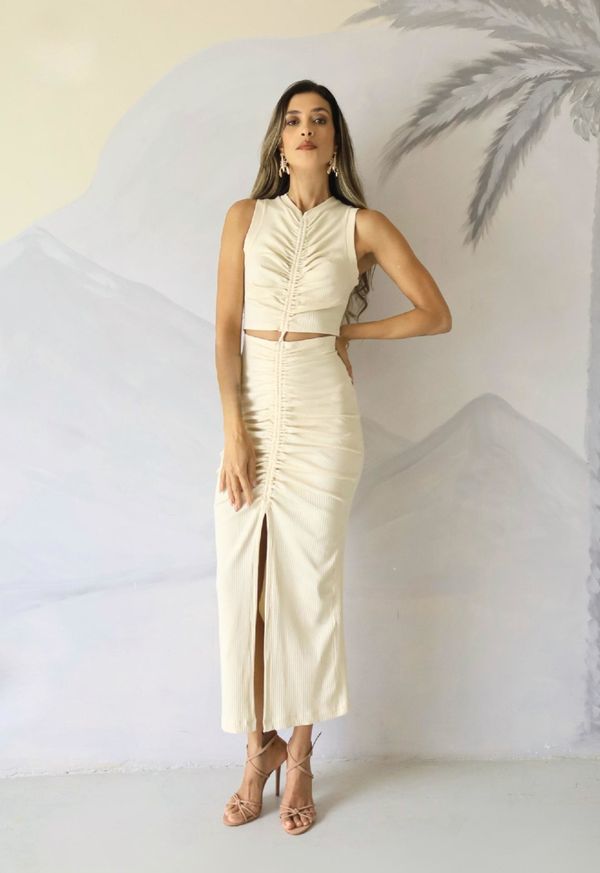 Foto do produto VESTIDO MIDI 095AGUAS