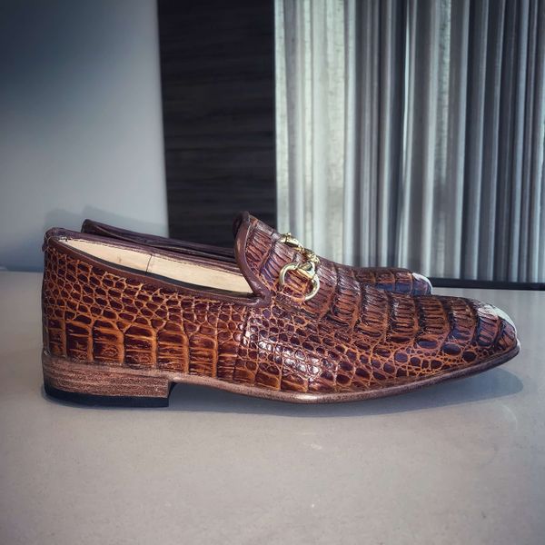 Mocassim Siena E. Marchi Croco Natural