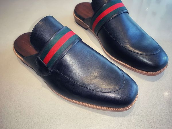 Sapato Mule Verdi E. Marchi Preto