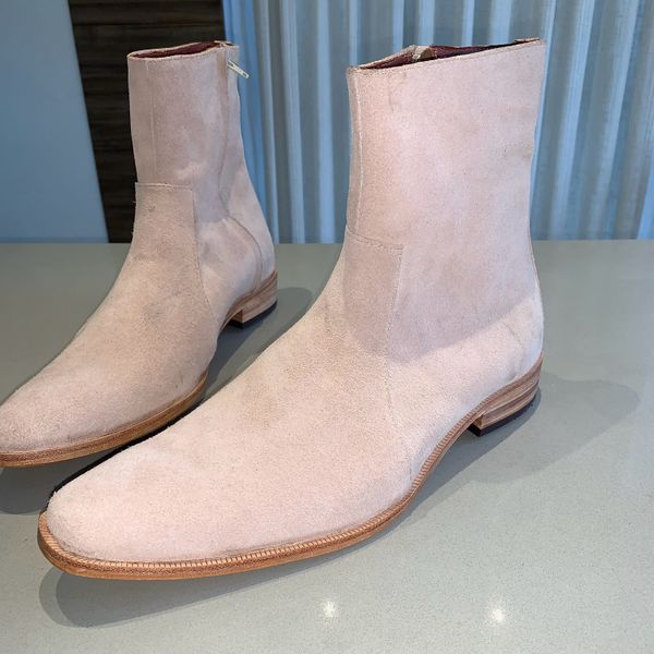 Bota Toscana Camurça Nude