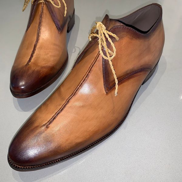 Sapato Derby Francisco Patina Serra