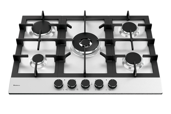 Foto do produto Cooktop a Gás Zurique 5 Queimadores 68 cm 20.07.41207 Debacco