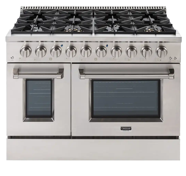 Foto do produto Fogão Profissional a Gás 8 Queimadores 122 cm c/ Forno Elétrico Inox Crissair
