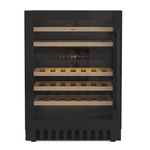 Foto do produto Adega 46 Garrafas 2 Zonas Embutir Black  i-CV-2BI-46-VP Invita