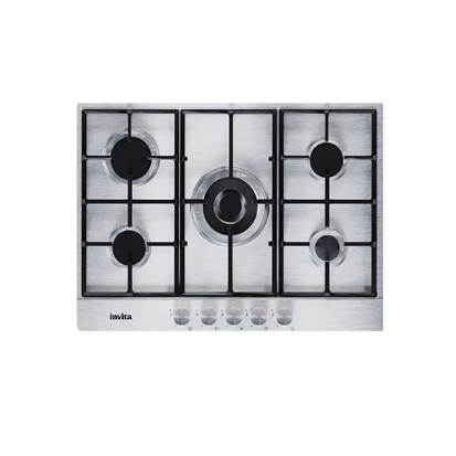 Foto do produto Cooktop a Gás 5 Queimadores 70 cm  i-CKG-5Q-70-XX-3TNA Invita 