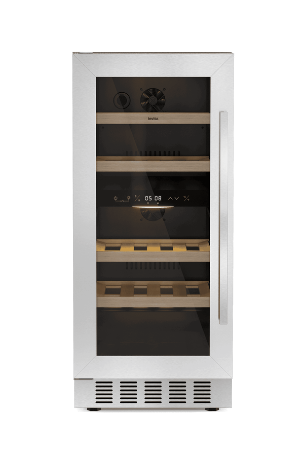 Foto do produto Adega 26 Garrafas Dual Zone Embutir Inox  i-CV-2BI-31-XV-2ATA  Invita